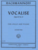 Rachmaninoff, Vocalise Op. 34 No. 14 for Cello and Piano (IMC)