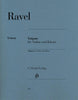 Ravel, Tzigane for Violin and Piano (Henle)