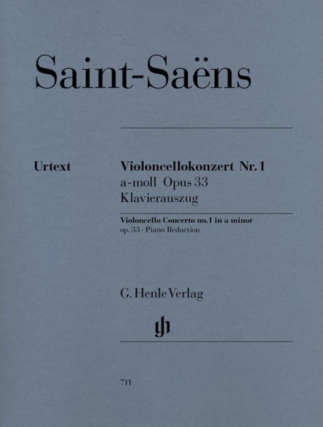 Saint Saens, Concerto in A Minor Op. 33 No. 1 for Cello and Piano (Henle)