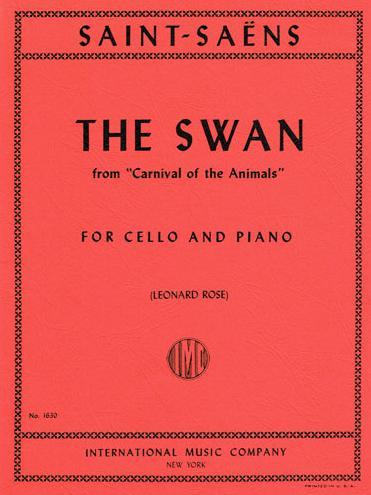 Saint Saens, The Swan from Carnival of The Animals or Cello and Piano (IMC)