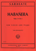 Sarasate, Habanera Op. 21 No. 2 for Violin and Piano (IMC)