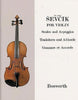 Sevcik, Scales and Arpeggios for Violin (Bosworth)