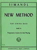 Simandl, New Method Part 2 for Double Bass (IMC)