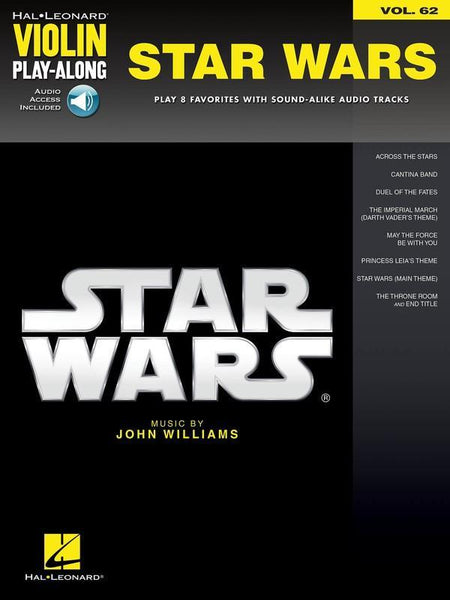 Star Wars Violin Playalong Volume 62 with Online Accompaniments