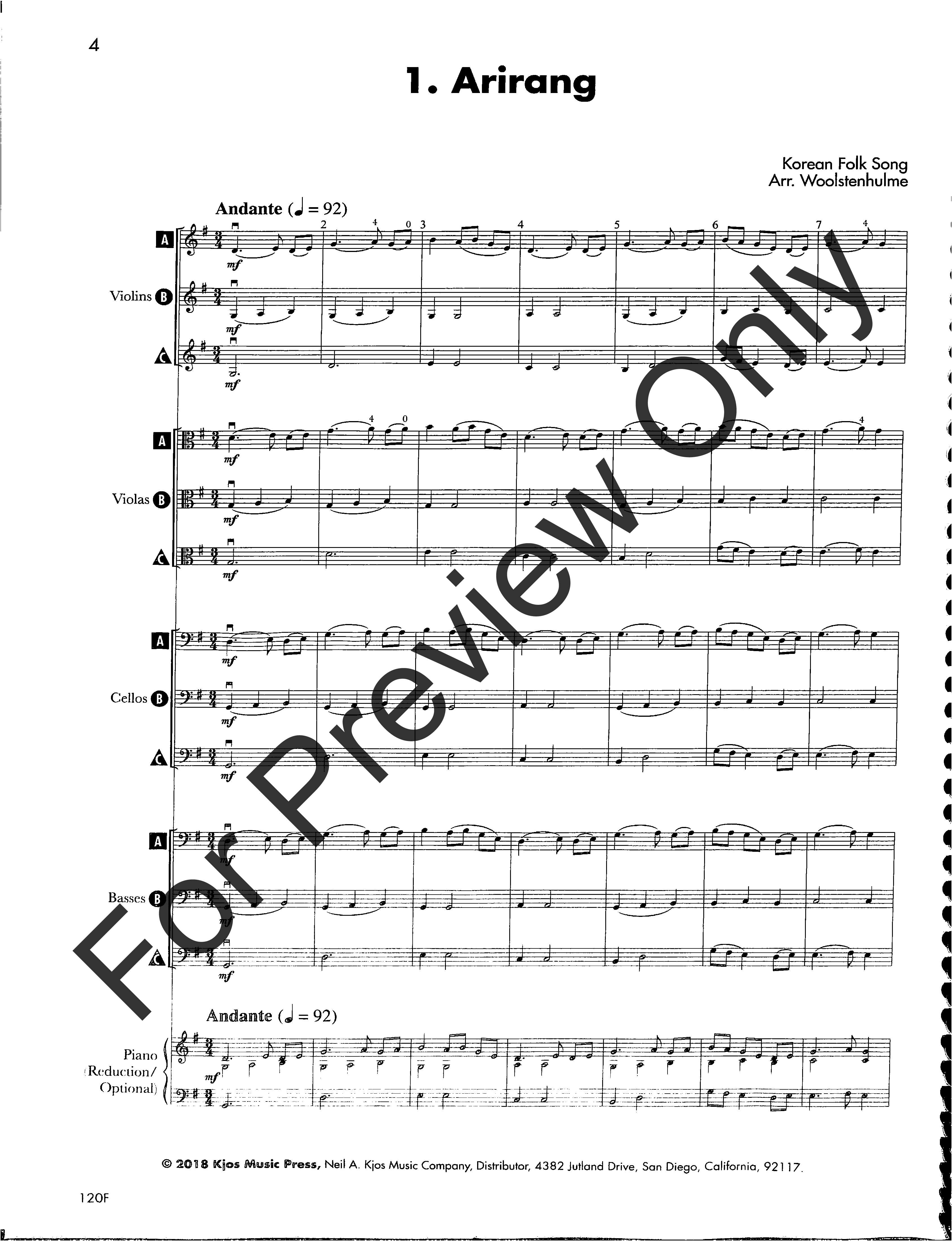 String Score String Basics Intermediate Performance Ensembles Book 2 Score – Simply ...