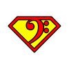 Sticker - Super Bass Clef