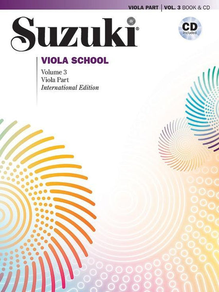 Suzuki Viola School Volume 3 Book and CD
