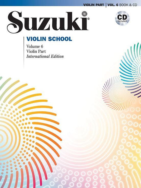 Suzuki Violin School Volume 6 Book and CD