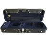 TG Oblong Hill Style Violin Case 3/4 - Black with Blue Interior