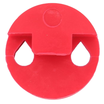 Tourte Style Rubber Violin Mute - Red