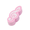 Treble Clef Eraser - Pink