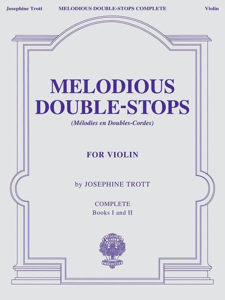 Trott, Melodious Double Stops for Violin complete Books 1 and 2 (Schirmer)