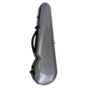 Vivo Polycarbonate Shaped Violin Case 3/4 Brushed Silver