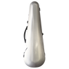 Vivo Polycarbonate Shaped Violin Case 4/4 Brushed Silver