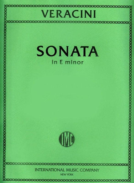 Veracini, Sonata Accademica in E Minor Op. 2 No. 8 for Violin and Piano (IMC)