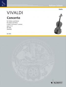 Vivaldi, Concerto in A Minor Op. 3 No. 6 for Violin and Piano (Schott)