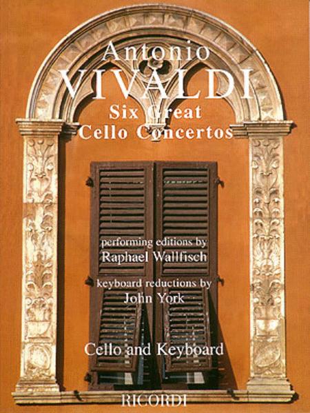 Vivaldi, Six Great Cello Concertos (Ricordi)