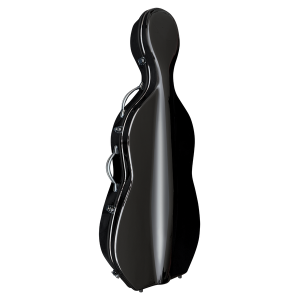 Vivo Deluxe Fibreglass Cello Case 4/4 Black