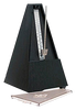 Wittner Metronome Plastic Black with Bell (Clear Front) 816K