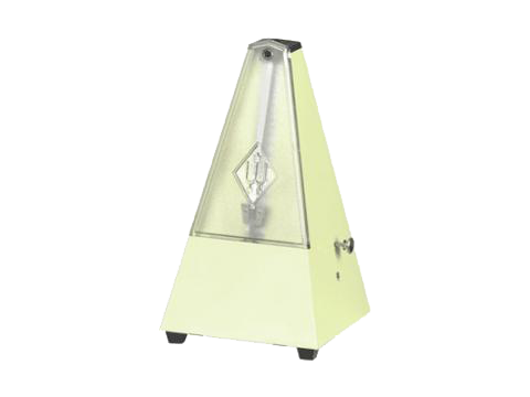 Wittner Metronome Plastic Ivory with Bell (Clear Front)
