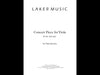 Jarvela, Concert Piece for Viola and Piano (Laker Music)