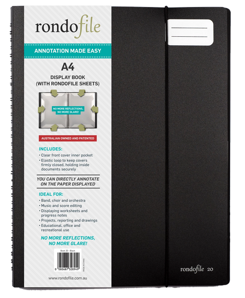 Rondofile 20 Display Book (20 Sheets)